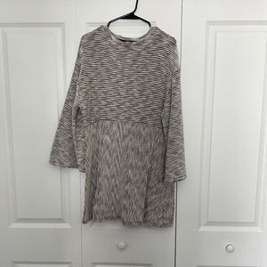 ASOS Design textured bell sleeves mini dress size 6